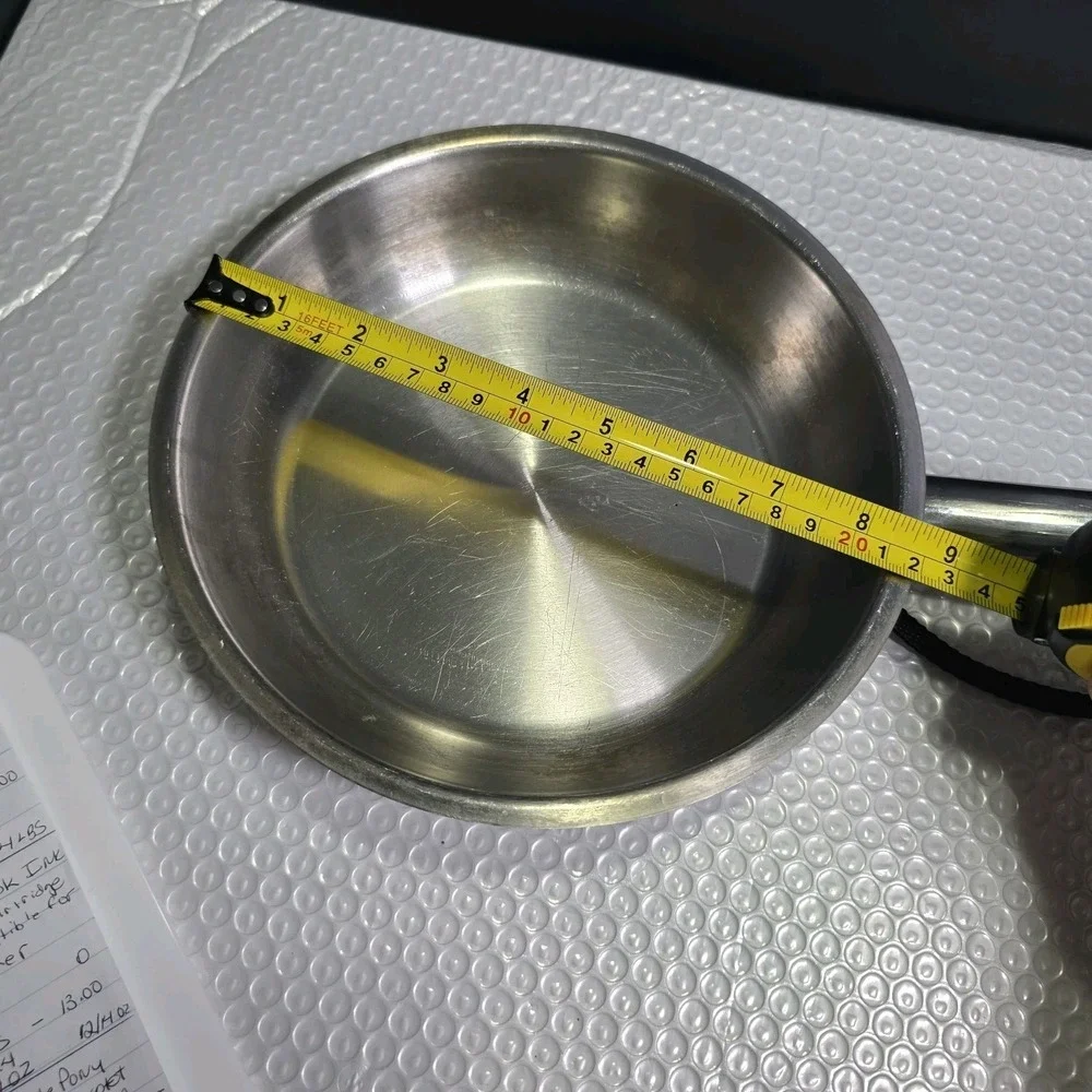 Halco Induction Stainless Steel Frying Pan 8in 18/10